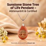 Sunstone Tree of Life – Natural Crystal Feng Shui Tree for Positivity, Confidence & Abundance