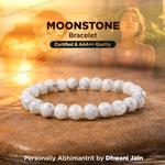 Moon Stone Bracelet for Mental Stress Relief & Confidence