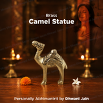Brass Camel Statue for Home Decor, Vastu & Prosperity