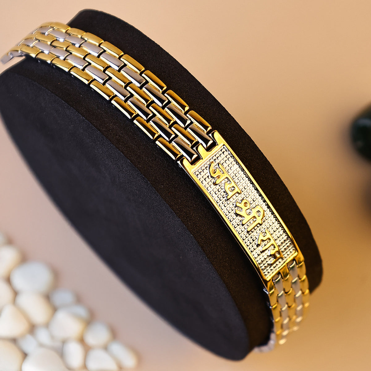 Jai Shree Ram: IGP Gold & Silver Plating Bracelet - Abhimantrit