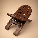 Rosewood Holy Book Stand for Pooja, Gita, Quran & Bible