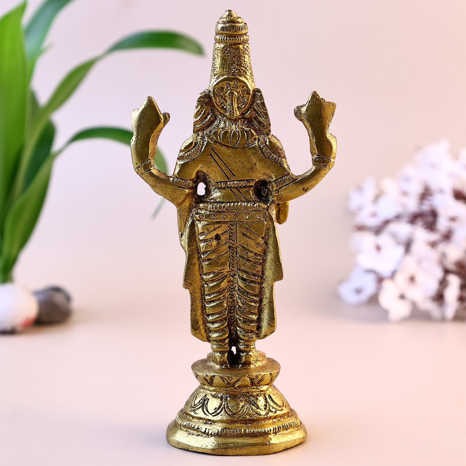 Brass Tirupati Balaji Statue - Abhimantrit