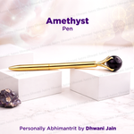 Amethyst Stone Pen - Abhimantrit