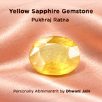 Yellow Sapphire ( Pukhraj )- 6.08 Carat