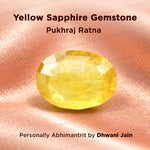 Yellow Sapphire ( Pukhraj )- 6.48 Carat