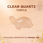 Clear Quartz Turtle | Vastu & Feng Shui Turtle | Meditation & Spiritual Gift