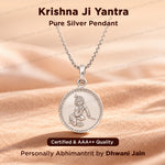 krishna ji Yantra (Pure Silver) – Abhimantrit