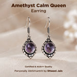 Amethyst Calm Queen Earring - Abhimantrit