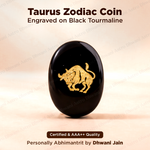 Taurus Zodiac Coin Abhimantrit