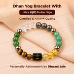 Dhan Yog Bracelet with Libra ( तुला ) Zodiac Sign