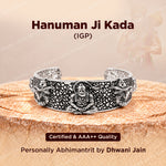 Hanuman Ji Kada (Silver Oxidize) - Abhimantrit