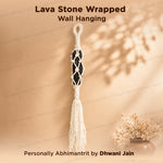 Lava Stone Wrapped Wall Hanging - Abhimantrit