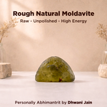 Moldavite Rough Stone - Abhimantrit & Certified