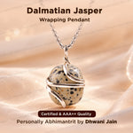 Dalmatian Jasper Wrapping Pendant - Abhimantrit & Certified