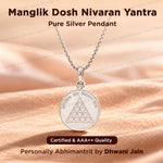 Maglik Dosh Nivaran Yantra (Pure Silver) – Abhimantrit