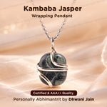 Kambaba Jasper Wrapping Pendant - Abhimantrit