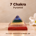 Seven Chakra Pyramid - Abhimantrit & Certified