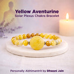 Yellow Aventurine with Solar Plexus Chakra Bracelet - Abhimantrit & Certified