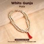 White Gunja Mala