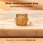 Shree Yantra Samridhhi Ring - Abhimantrit & Certified