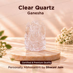 Clear Quartz Ganesh - Abhimantrit