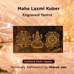 Maha Laxmi Kuber Engraved Yantra - Abhimantrit
