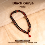 Gunja Mala Black - Abhimantrit & Certified