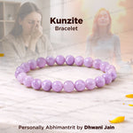 Kunzite Bracelet For Love Emotional Healing Inner Peace