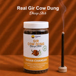 Gir Cow Dung Dhoop Sticks | Pure Gau Dung Incense for Pooja, Meditation & Positive Energy | BUY 2 GET 1 FREE