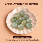 GREEN AENTURINE TUMBLE ( Abhimantrit & Certified )