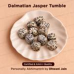 DALMATIAN JASPER TUMBLE ( Abhimantrit & Certified )