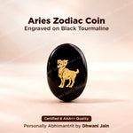 Aries Zodiac Sign Coin Abhimantrit