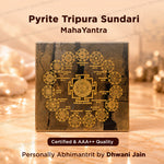 Pyrite Tripura Sundari MahaYantra - Abhimantrit