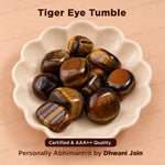 Tiger Eye Tumble ( Abhimantrit & Certified )