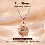 Sun Stone Wrapping Pendant - Abhimantrit