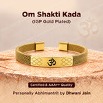 Om Shakti Kada (IGP Gold Plating) – Abhimantrit