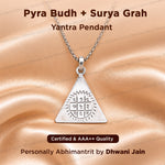 Pyra Budh With Surya Grah Yantra Pendant