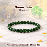 Green Jade Bracelet for Luck, Positivity & Emotional Balance
