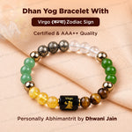 Dhan Yog Bracelet with Virgo ( कन्या ) Zodiac Sign