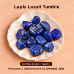 LAPIZ LAZULI TUMBLE ( Abhimantrit & Certified )