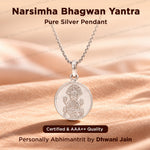Narsimha Bhagwan Yantra ( Pure Silver ) Abhimantrit