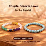Couple Forever Love Combo Bracelets - Abhimantrit & Certified