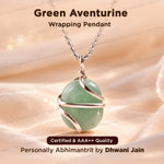 Green Aventurine Wrapping Pendant - Abhimantrit