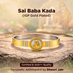 Sai Baba Kada (IGP Gold Plating) - Abhimantrit