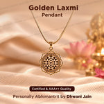 Gold Laxmi Yantra Pendant ( Blessing & Protection ) - Abhimantrit