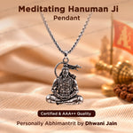 Meditating Hanuman Ji Pendant (Blessing & Protection) - Abhimantrit