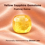 Yellow Sapphire ( Pukhraj )- 6.78 Carat