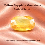 Yellow Sapphire ( Pukhraj )- 7.51 Carat