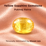 Yellow Sapphire ( Pukhraj )- 7.78 Carat