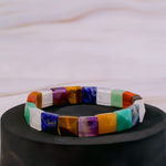 7 Chakra Pyramid Bracelet